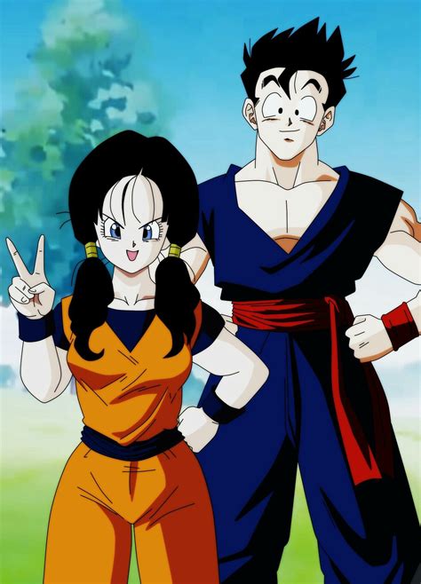 Son Gohan entrenando con Videl