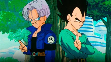 Vegeta se despide de Trunks