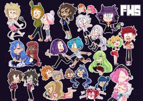 Ilustración de un mundo alternativo de FNAFHS con criaturas aladas
