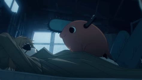 Pochita sacrificándose para salvar a Denji