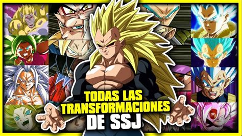 Tabla de Transformaciones Super Saiyajin