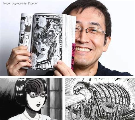 Ilustración de Junji Ito con su estilo característico