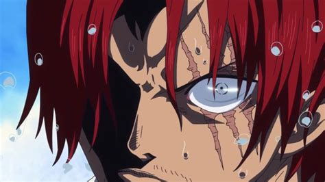 Ilustración de Shanks utilizando su Haki del Conquistador