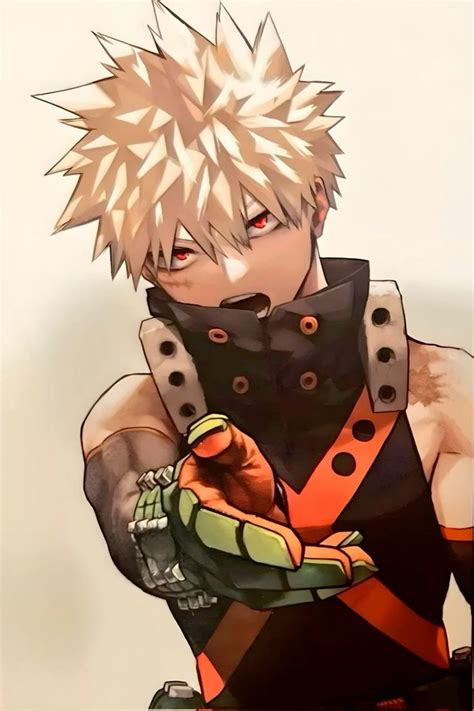 Katsuki Bakugo ayudando a su equipo