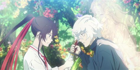 Ilustración de Gabimaru y Sagiri en Hell's Paradise