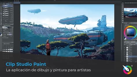 Captura de pantalla de Clip Studio Paint mostrando herramientas de dibujo