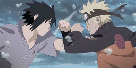 Representación de la rivalidad Naruto vs Sasuke