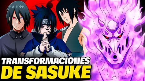 Evolución de las transformaciones de Sasuke Uchiha
