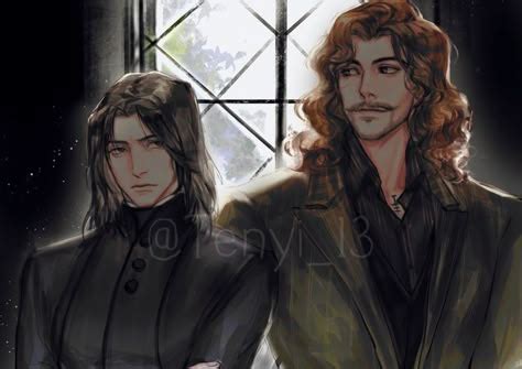 Severus Snape y Sirius Black juntos