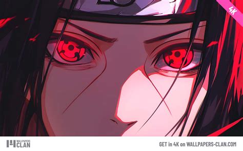 Itachi Uchiha con el Sharingan activado