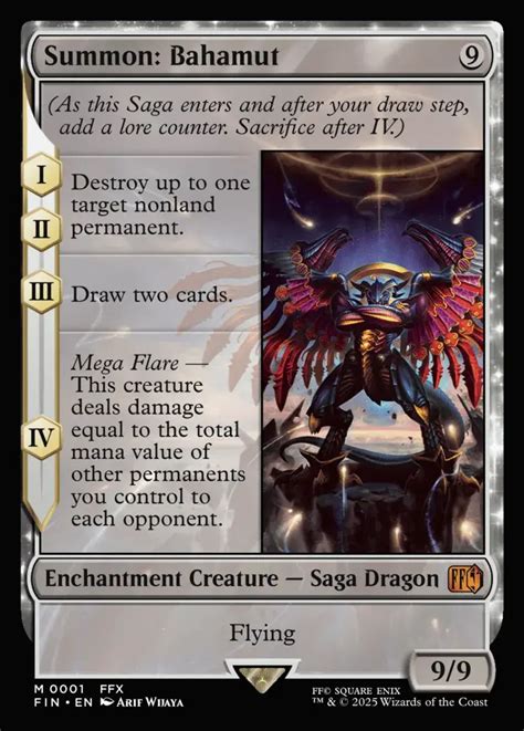 Ilustración de Bahamut