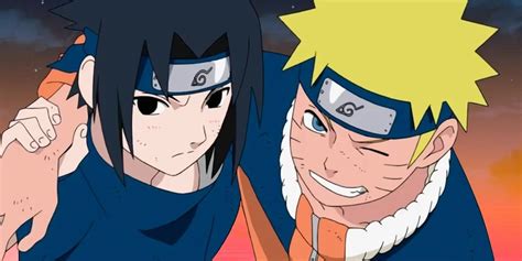 Naruto y Sasuke durante su entrenamiento en la Academia
