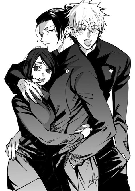 Ilustración de personajes de cómic yaoi