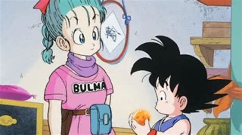 Goku y Bulma en Dragon Ball