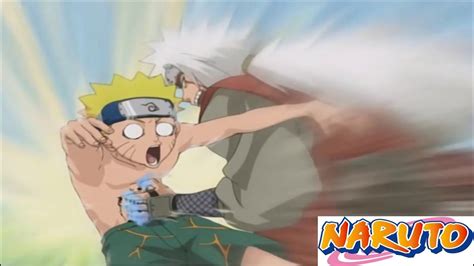 Jiraiya eliminando el Sello de Cinco Elementos de Naruto