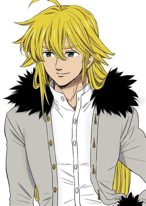 Representación de Meliodas como rey