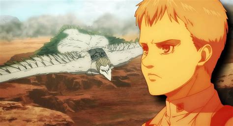 Titán volador de Falco transportando a los personajes