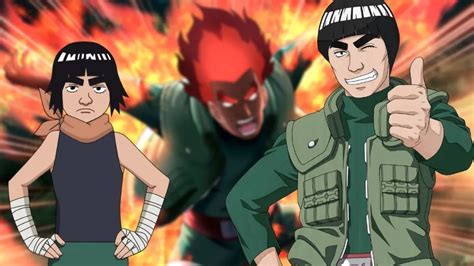 Abrazo entre Might Guy y su padre Duy