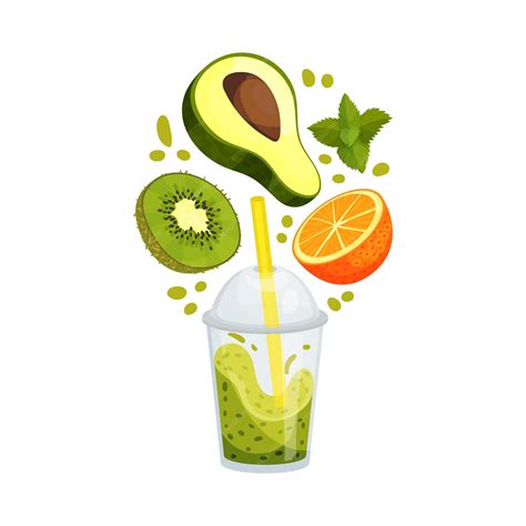 Ilustración de Charlotte Smoothie extrayendo líquido