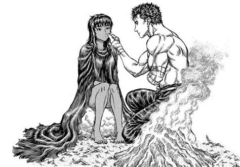 Casca y Guts en un momento de tranquilidad