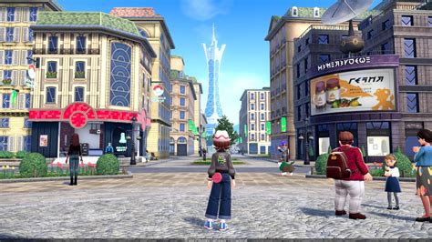 Captura de pantalla del juego Pokémon Iberia mostrando un entorno urbano español.