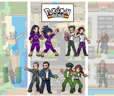 Infografía detallando las rutas y ubicaciones de Pokémon Iberia.