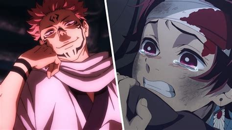 Comparativa visual entre Kimetsu no Yaiba y Jujutsu Kaisen