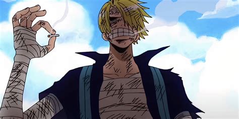 Ilustración de Sanji en pose de combate con sus piernas.