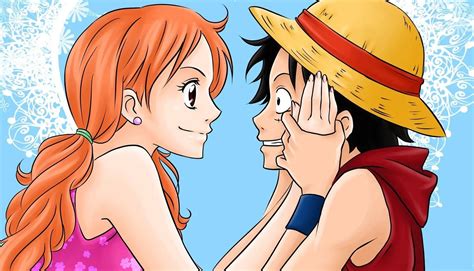 Ilustración de Sanji flirteando con Nami.