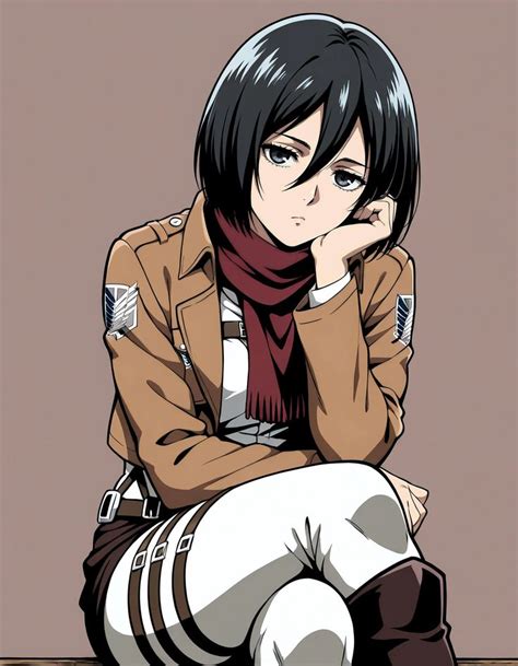 Mikasa Ackerman en su infancia