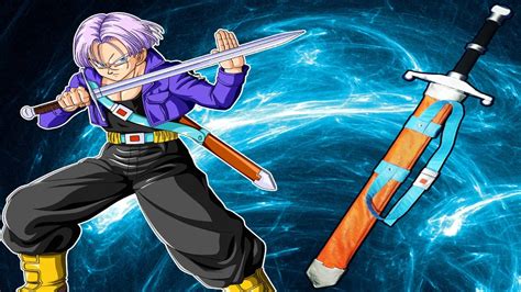 Trunks usando su espada en combate