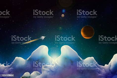 Nave espacial explorando un planeta desconocido