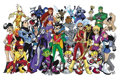 Composición de los Teen Titans originales