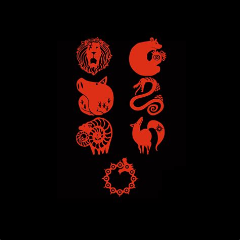Logos de los Siete Pecados Capitales