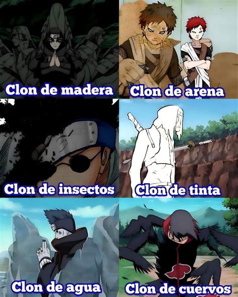 Diagrama del Jutsu: Clon de Cuervos
