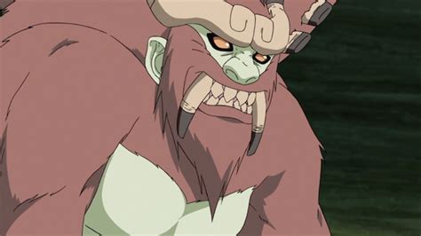 Naruto en peligro siendo atacado por el Cuatro Colas