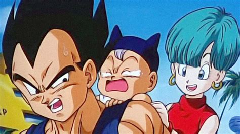 Vegeta, Bulma y Trunks