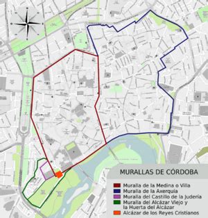 Mapa de las murallas y distritos