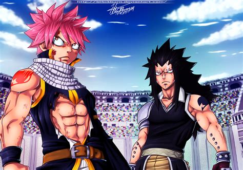 Natsu vs Gajeel Redfox