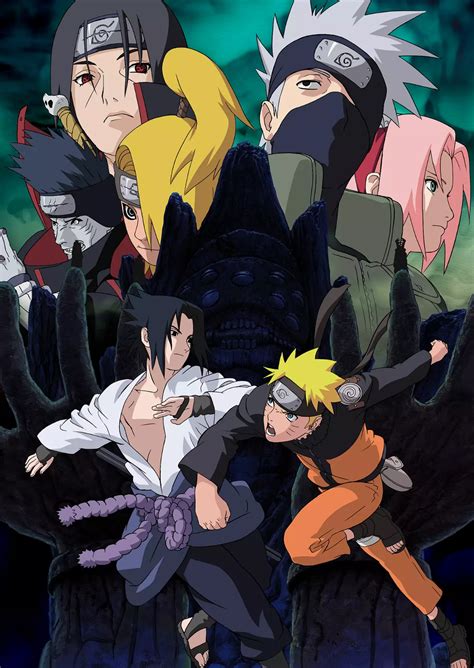 Ilustración de una técnica ninja de Naruto Shippuden