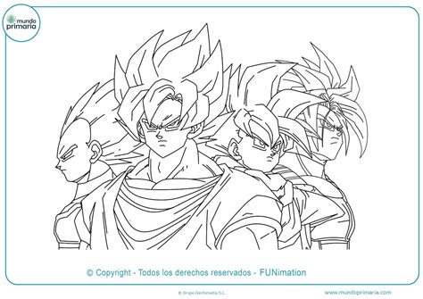 Colección de dibujos de Dragon Ball para colorear