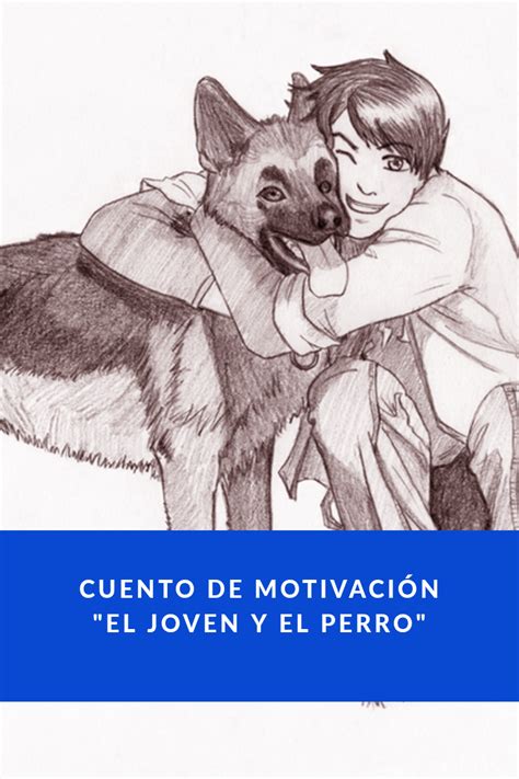 El joven y el perro ante el árbol gigante
