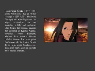 Diagrama del Elemento Madera de Hashirama Senju