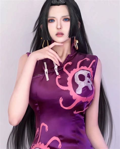 Cosplay de Boa Hancock de One Piece