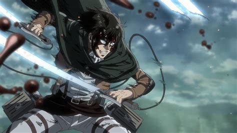Levi Ackerman luchando contra soldados del gobierno