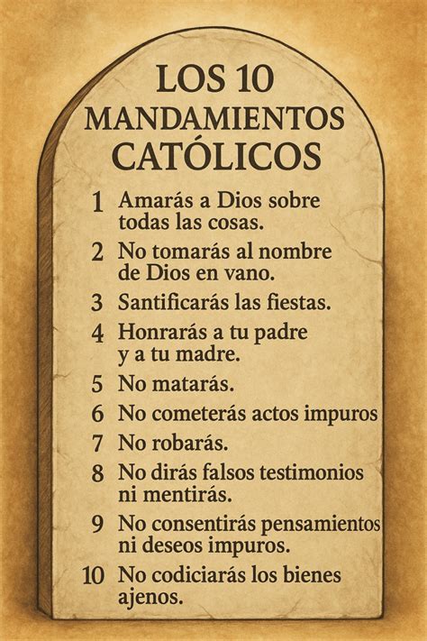 Los 10 Mandamientos en el opening