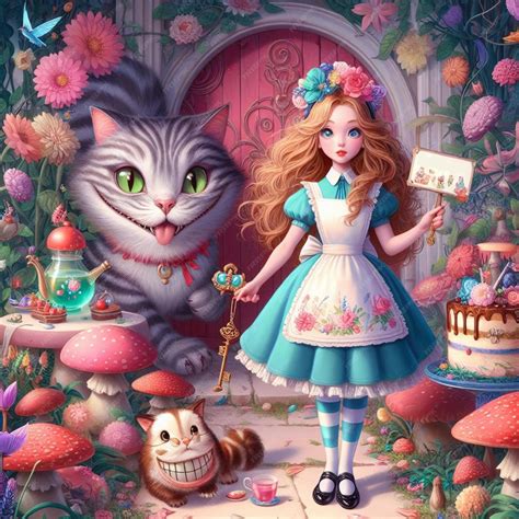 Ilustración de Alicia Markovna con sus muñecas