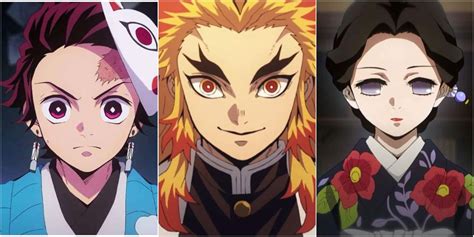 Personajes de Demon Slayer en acción