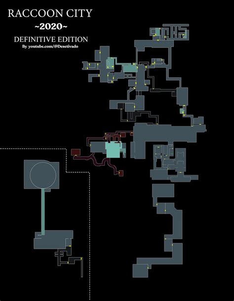 Mapa de Raccoon City en los videojuegos