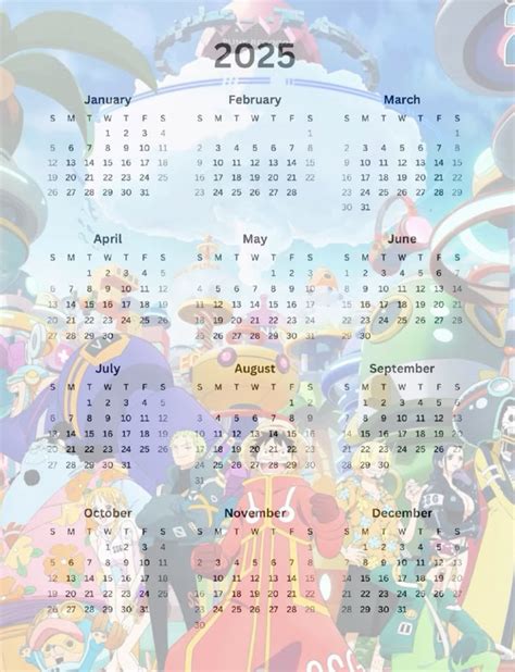 Calendario de emisión de One Piece 2025-2026